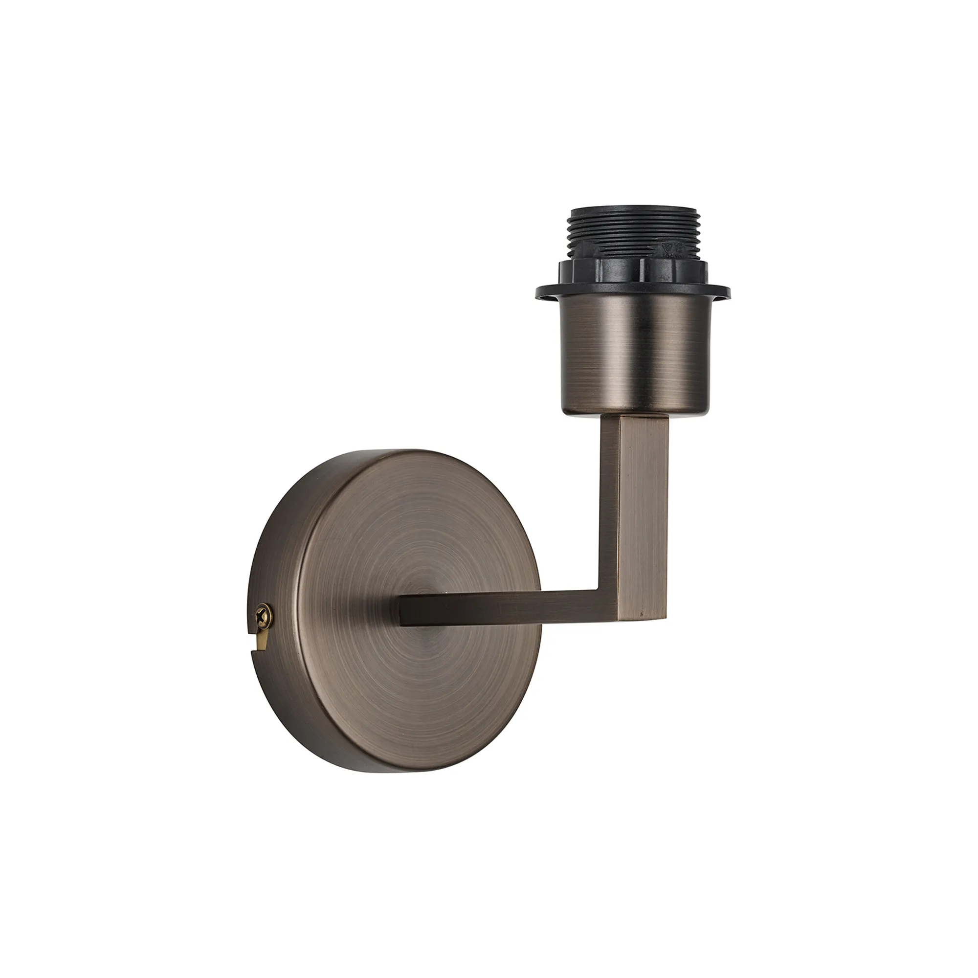 Clara Matt Bronze Wall Lights Deco Armed Wall Lights